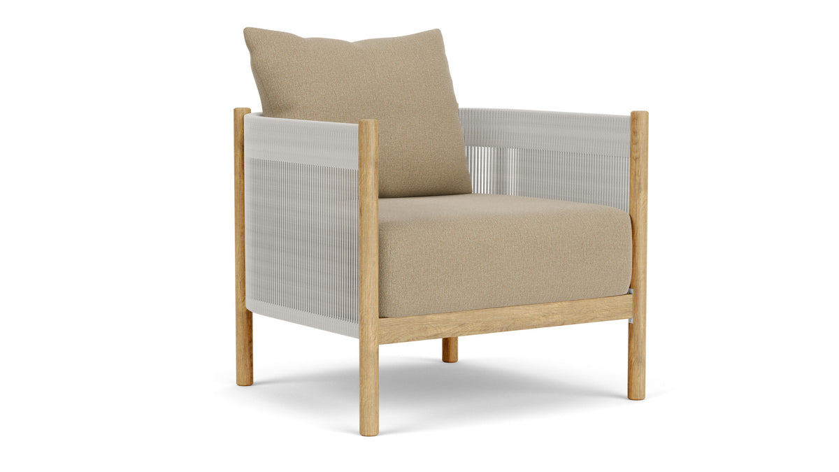 Barlow Tyrie Cocoon Fauteuil Club lounge avec coussins Heather Beige 5476