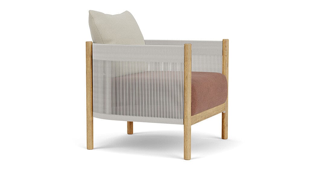 Barlow Tyrie Cocoon Fauteuil Club lounge avec coussins Heritage Rust 18021 Standard