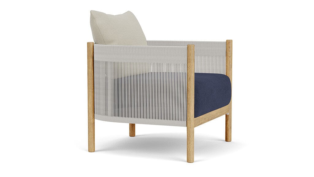 Barlow Tyrie Cocoon Fauteuil Club lounge avec coussins Indigo 18017 Standard