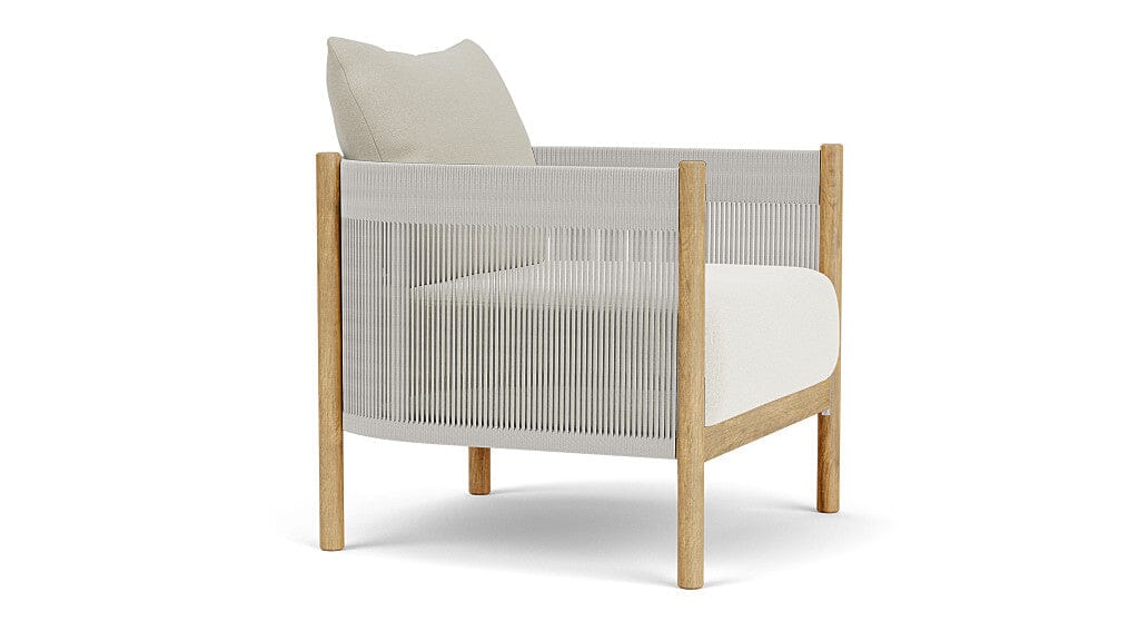 Barlow Tyrie Cocoon Fauteuil Club lounge avec coussins Marble 3966 Standard