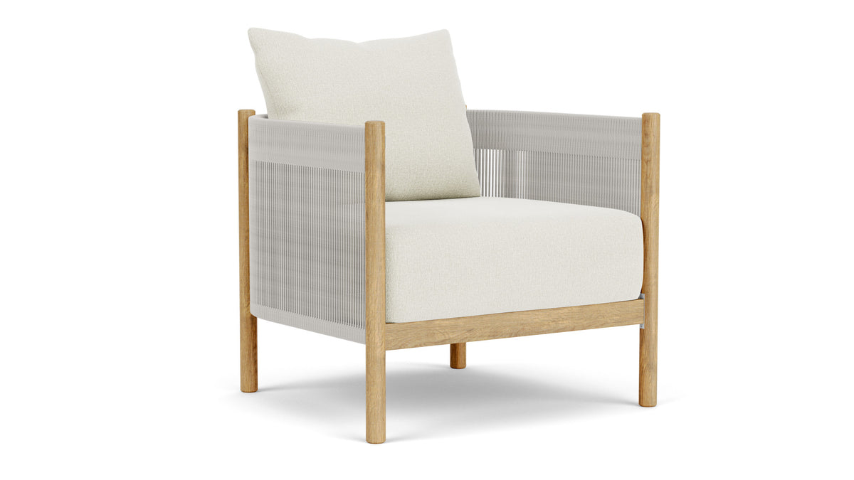 Barlow Tyrie Cocoon Fauteuil Club lounge avec coussins Marble 3966