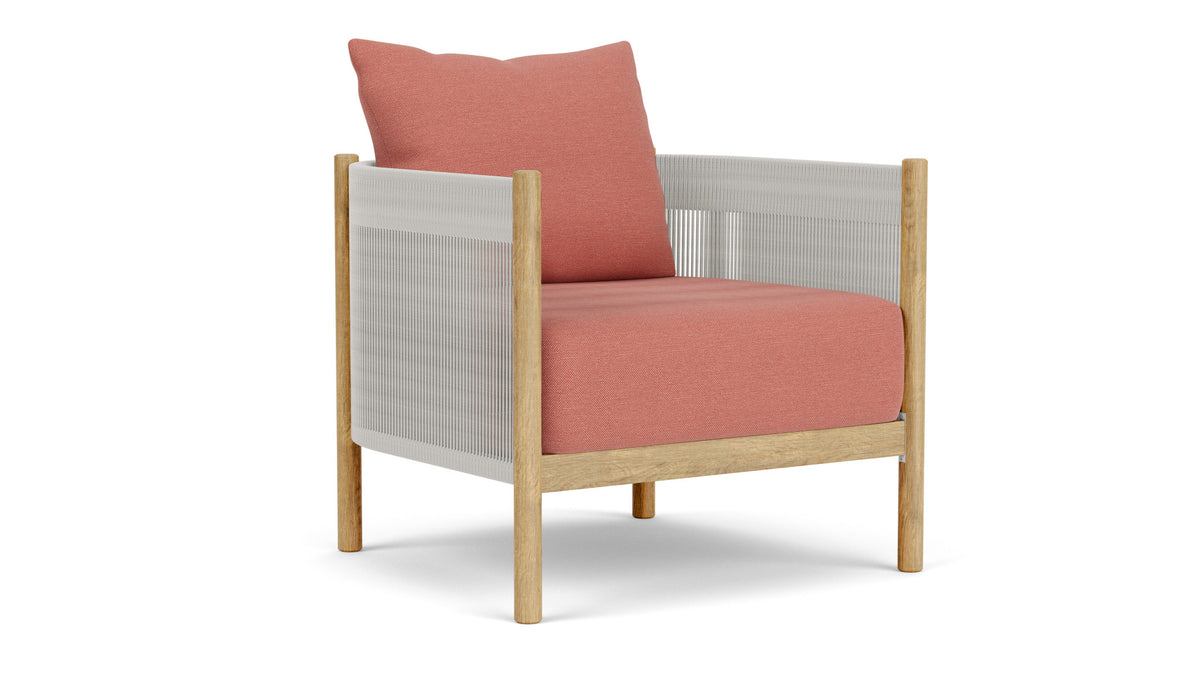 Barlow Tyrie Cocoon Fauteuil Club lounge avec coussins Natte Flamingo 10234