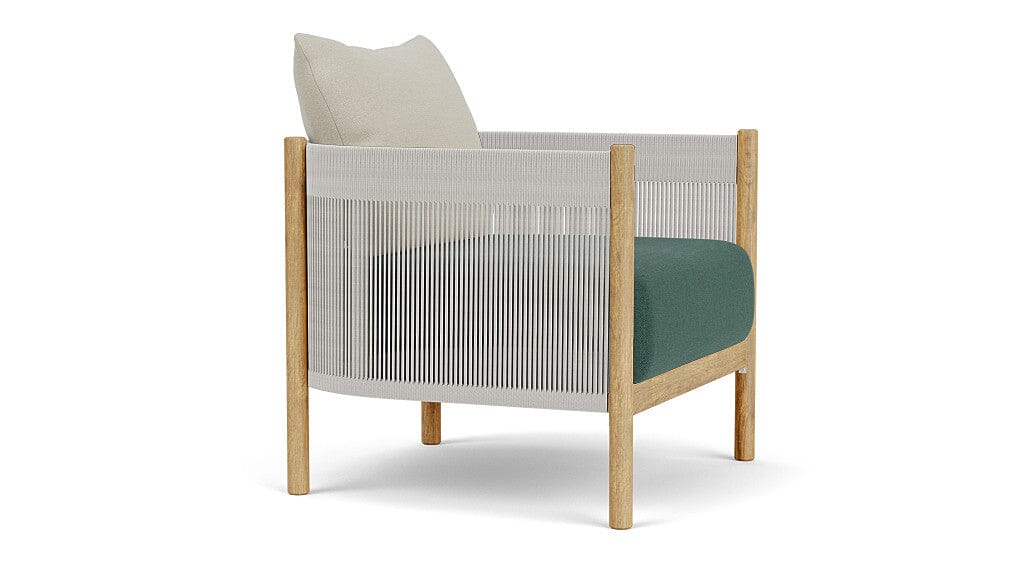 Barlow Tyrie Cocoon Fauteuil Club lounge avec coussins Natte Ivy 10232 Standard