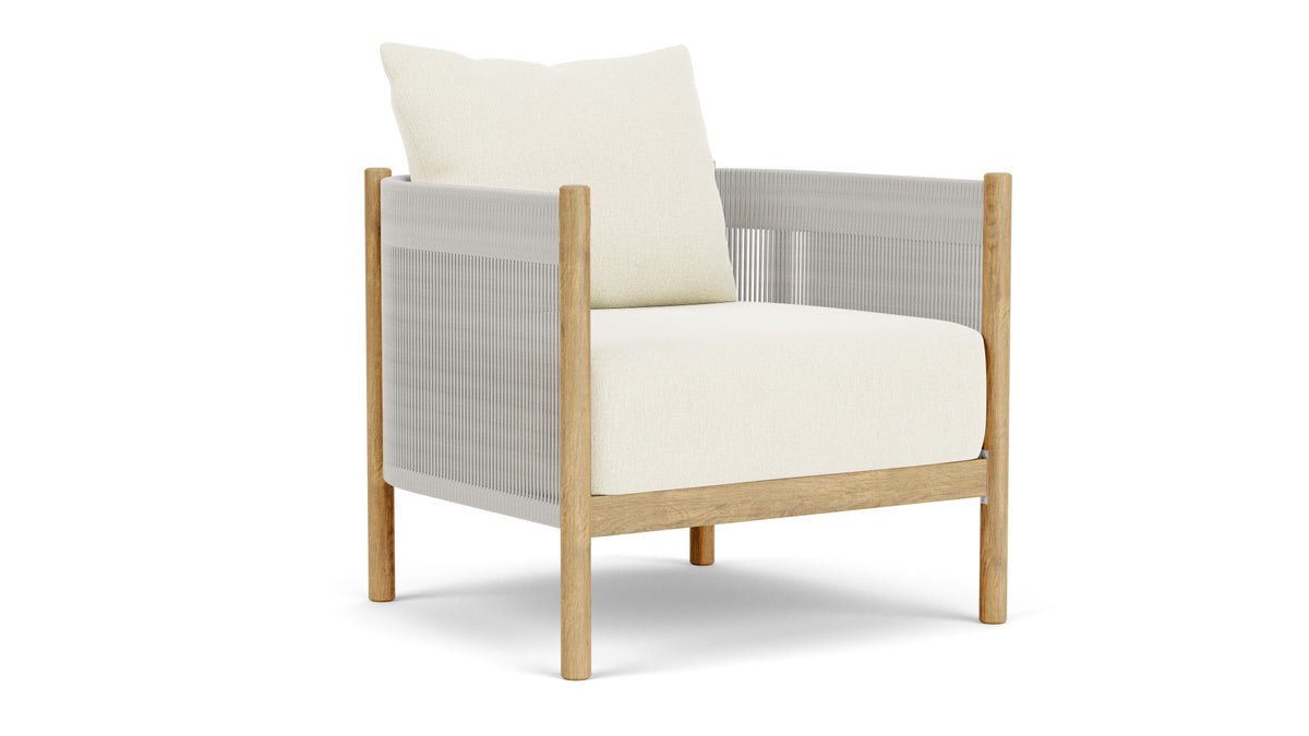 Barlow Tyrie Cocoon Fauteuil Club lounge avec coussins Natural 5404