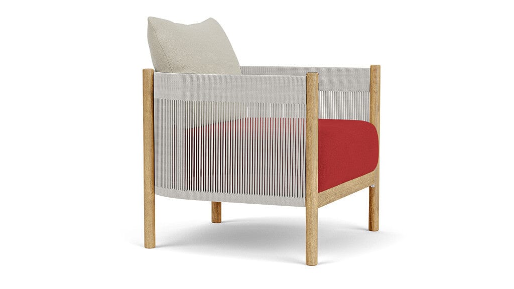 Barlow Tyrie Cocoon Fauteuil Club lounge avec coussins Paris Red 3728 Standard