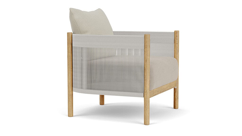 Barlow Tyrie Cocoon Fauteuil Club lounge avec coussins Stone 3988 Standard