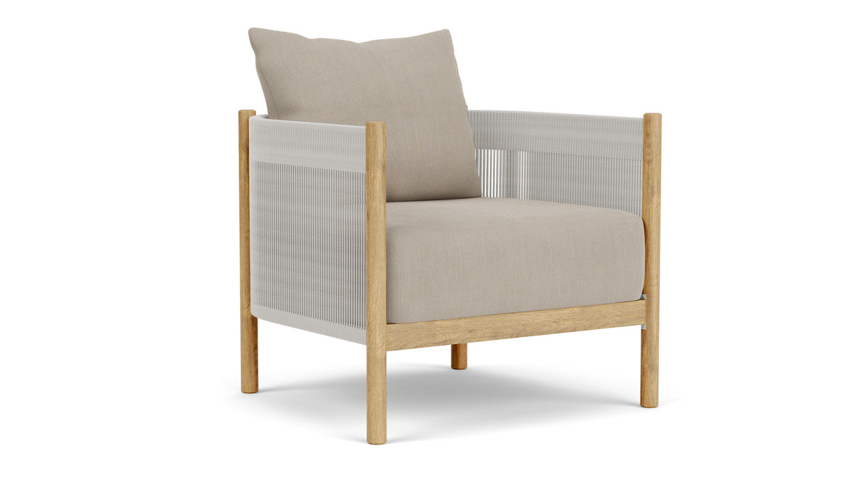 Barlow Tyrie Cocoon Fauteuil Club lounge avec coussins Stone 3988