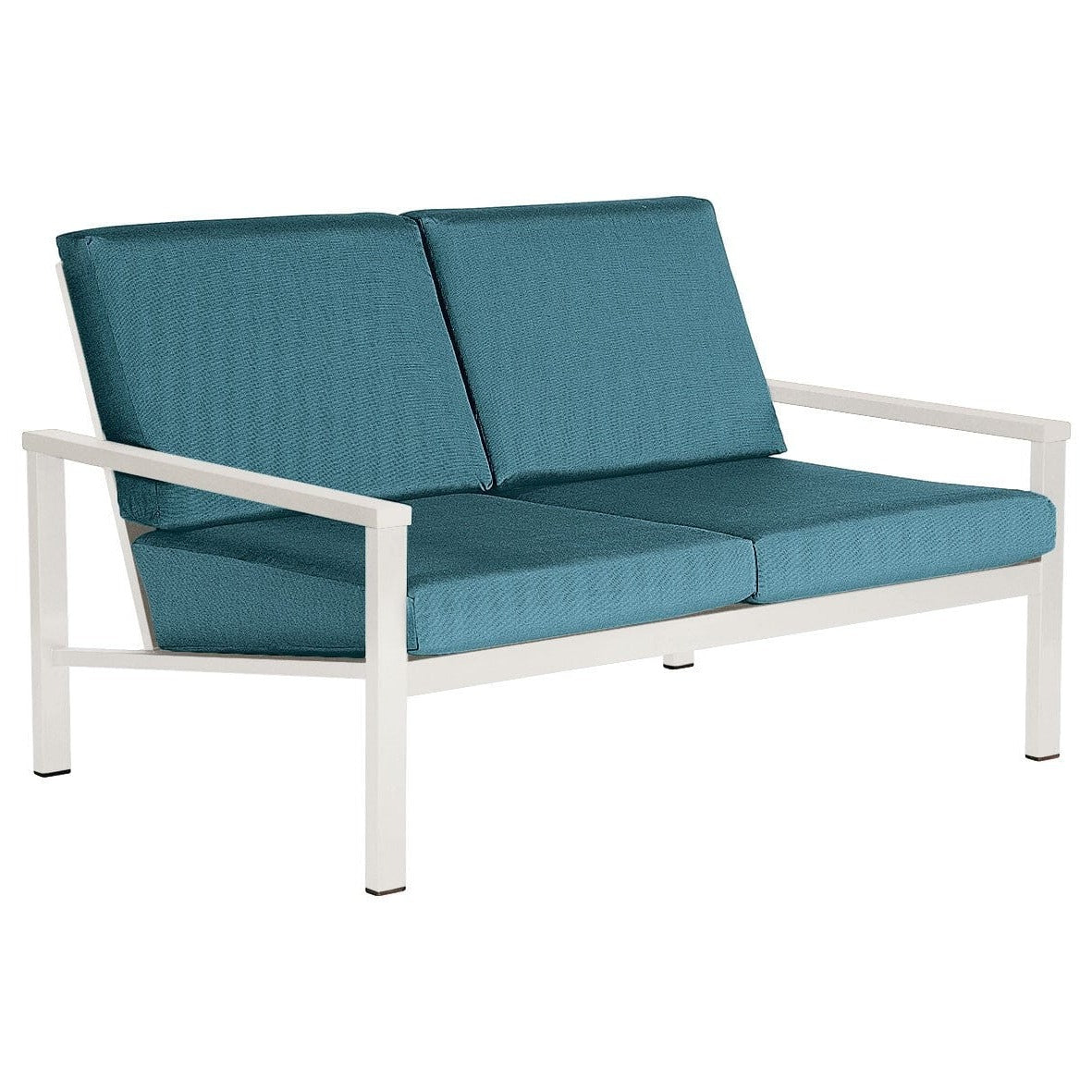 Barlow Tyrie Equinox Occasional Canapé 2 places inox laqué avec coussins