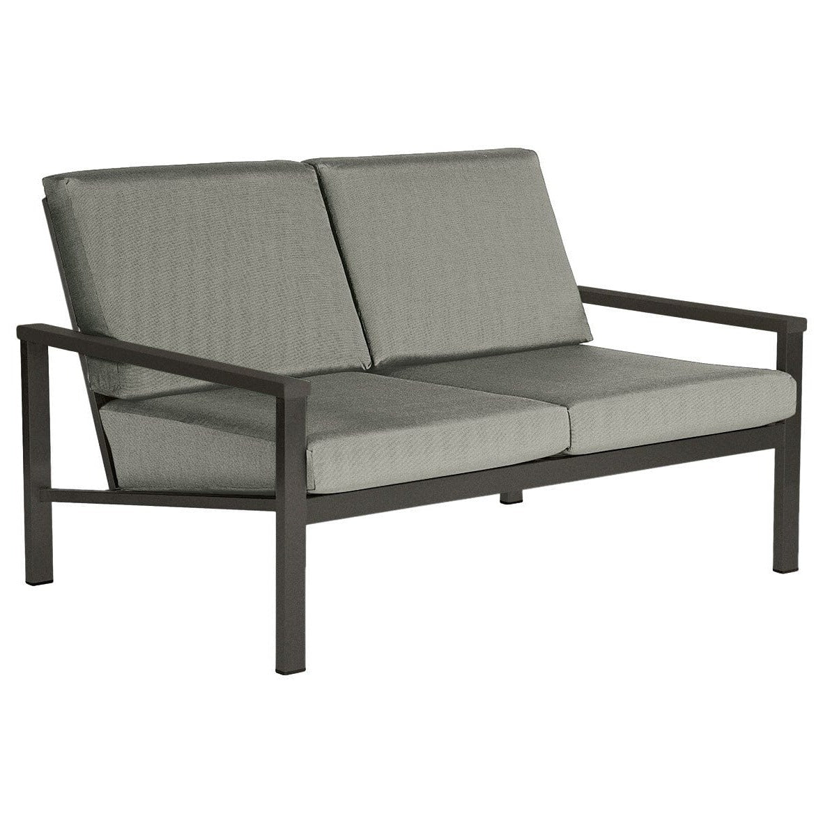 Barlow Tyrie Equinox Occasional Canapé 2 places inox laqué avec coussins