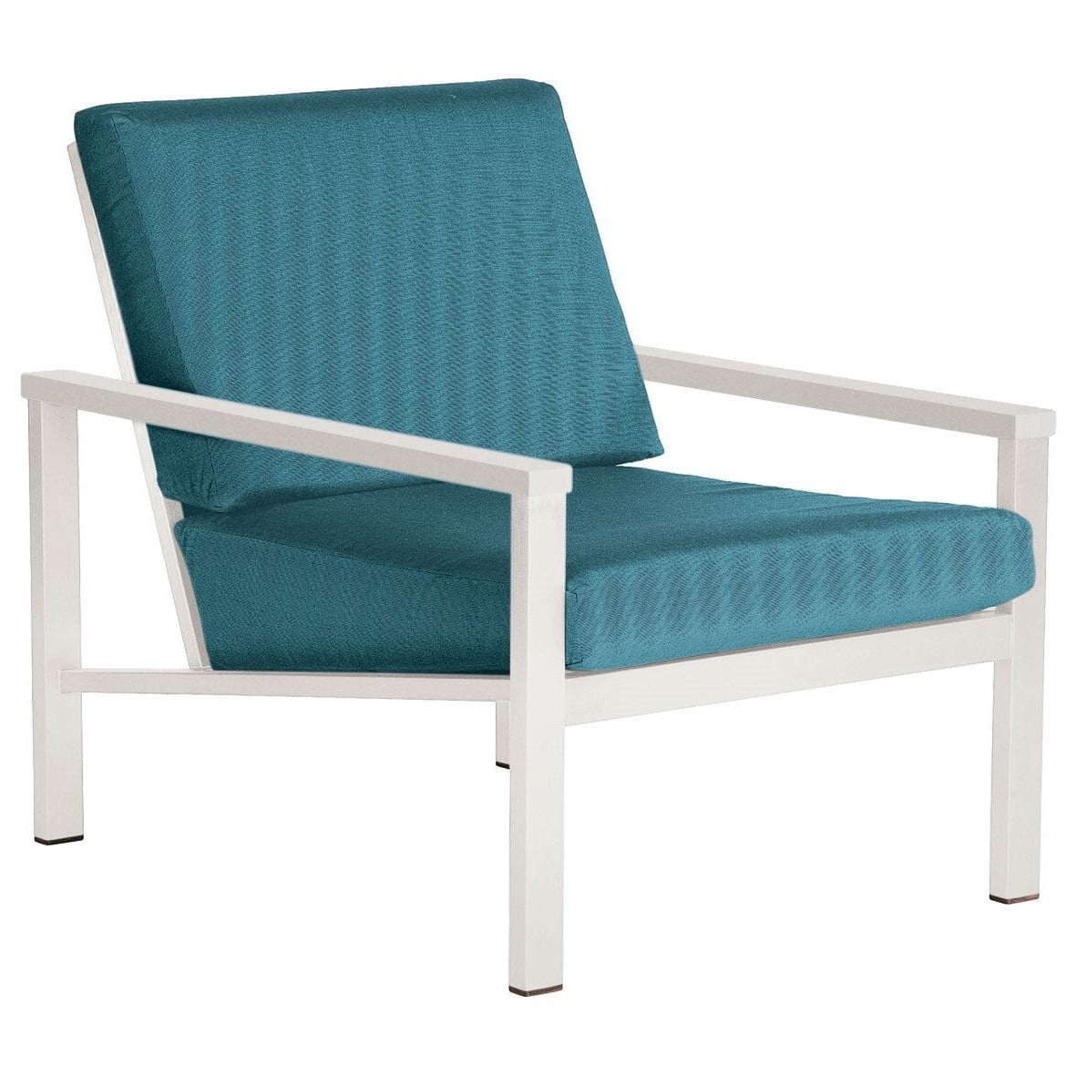 Barlow Tyrie Equinox Occasional Fauteuil Club lounge inox laqué avec coussins
