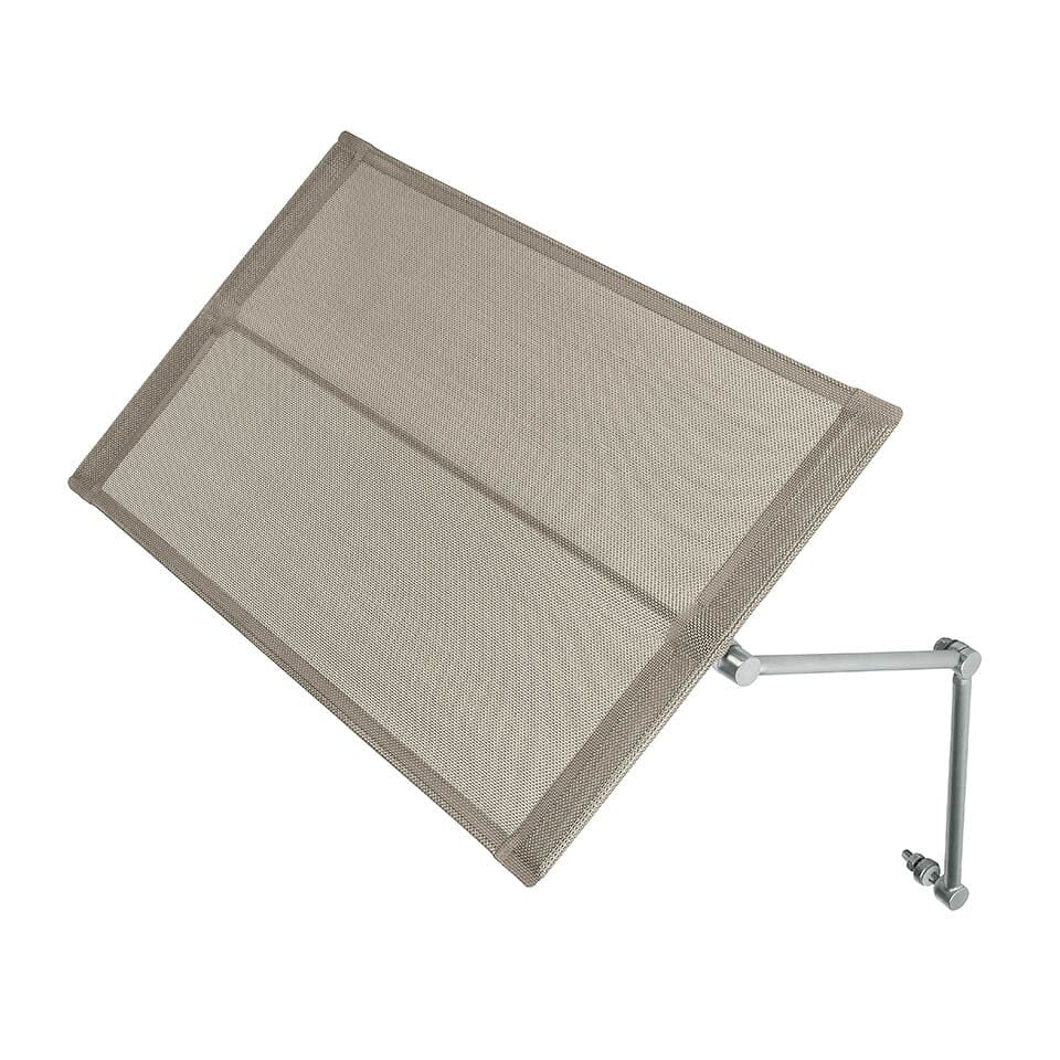 Barlow Tyrie Equinox Occasional Par soleil inox brossé pour chaise longue art. 1EQL Toile Titanium