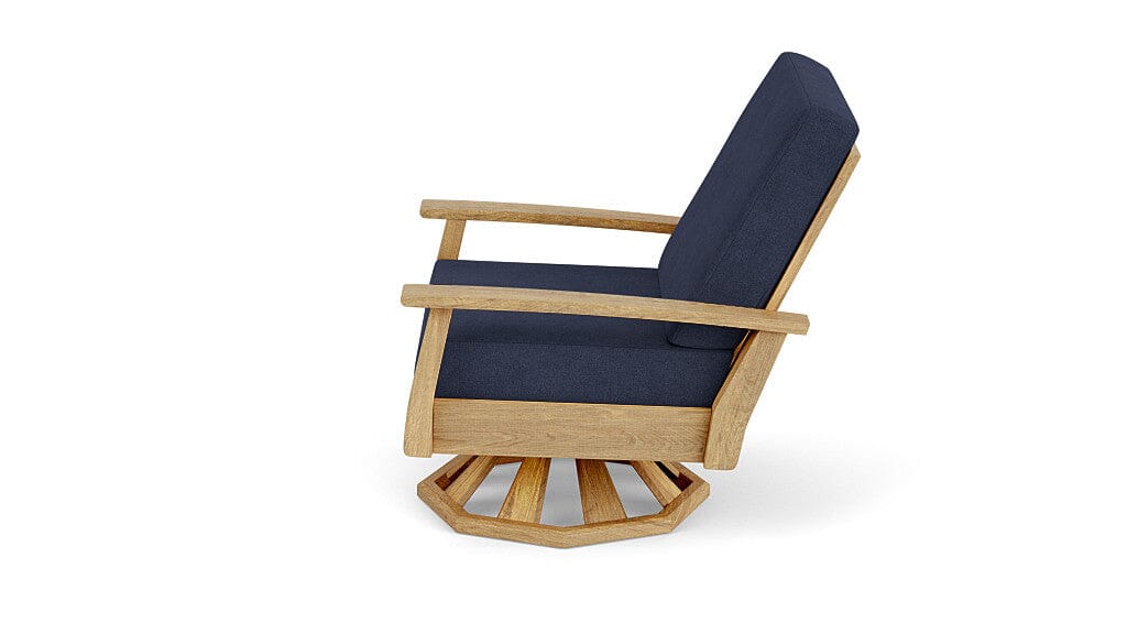 Barlow Tyrie Haven Fauteuil club lounge tounant Swivel Rocker avec coussins