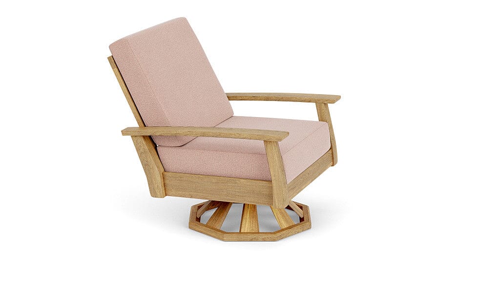 Barlow Tyrie Haven Fauteuil club lounge tounant Swivel Rocker avec coussins Blush 3965 Standard