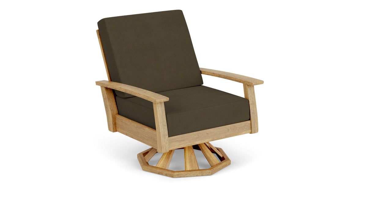 Barlow Tyrie Haven Fauteuil club lounge tounant Swivel Rocker avec coussins Charcoal 3705