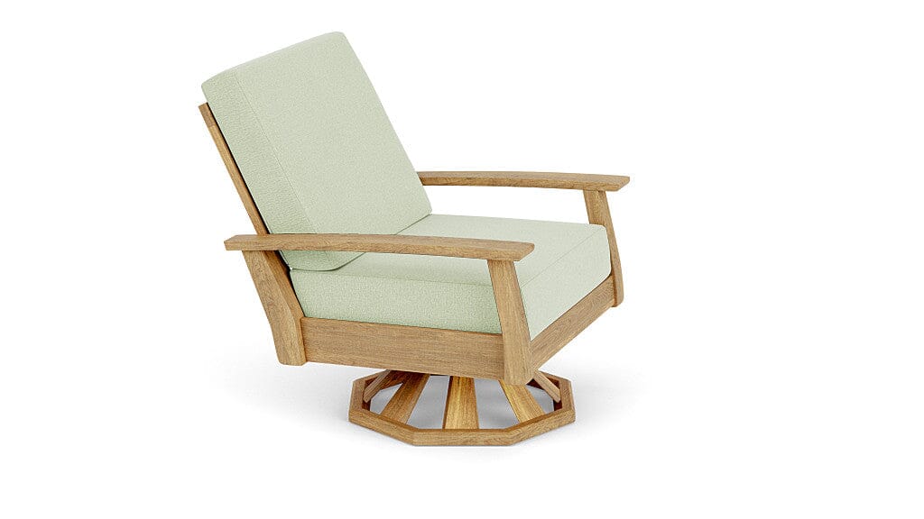 Barlow Tyrie Haven Fauteuil club lounge tounant Swivel Rocker avec coussins Mint 3967 Standard