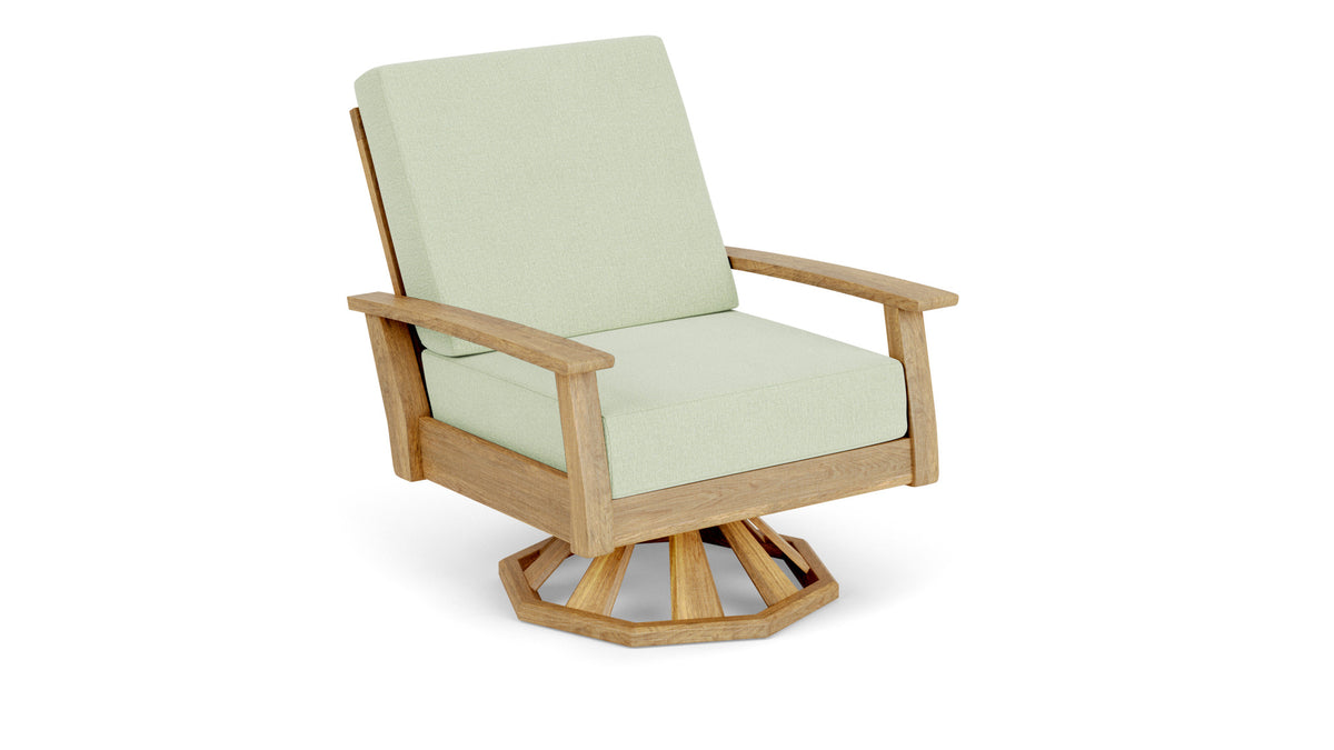 Barlow Tyrie Haven Fauteuil club lounge tounant Swivel Rocker avec coussins Mint 3967