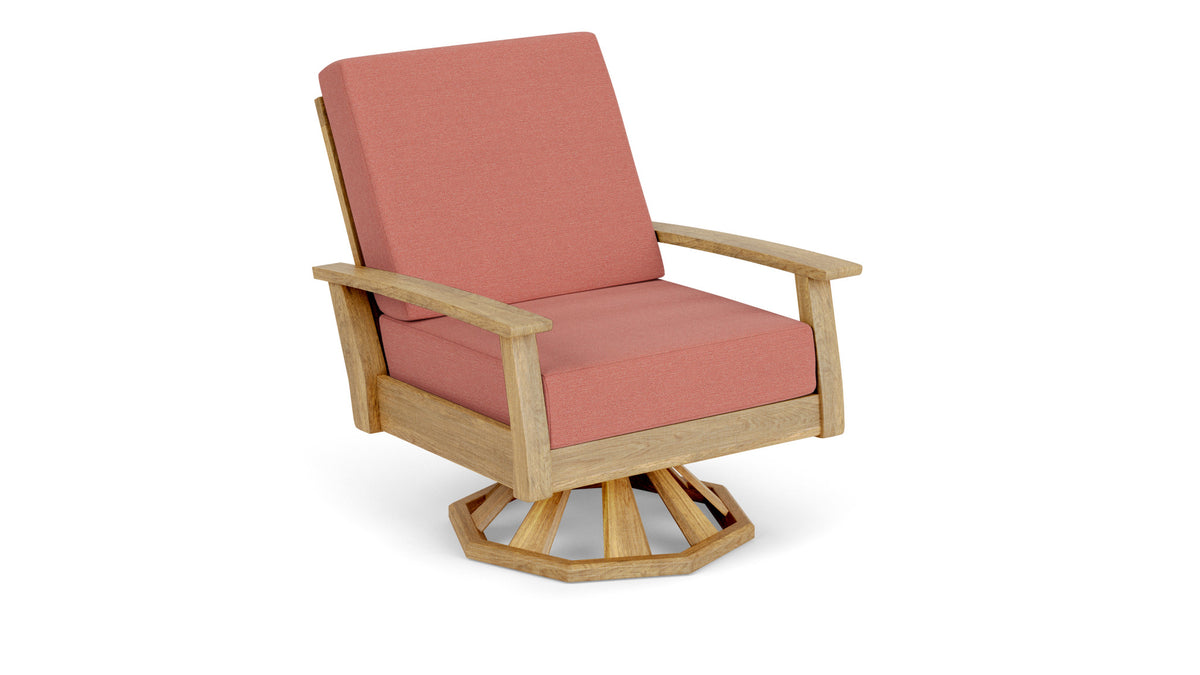 Barlow Tyrie Haven Fauteuil club lounge tounant Swivel Rocker avec coussins Natte Flamingo 10234