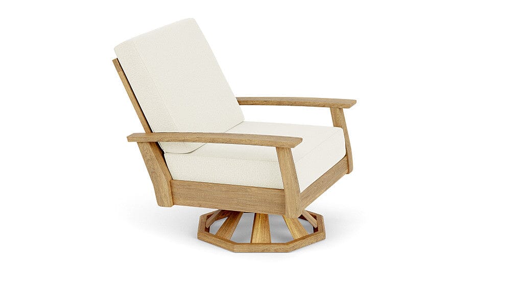 Barlow Tyrie Haven Fauteuil club lounge tounant Swivel Rocker avec coussins Natural 5404 Standard