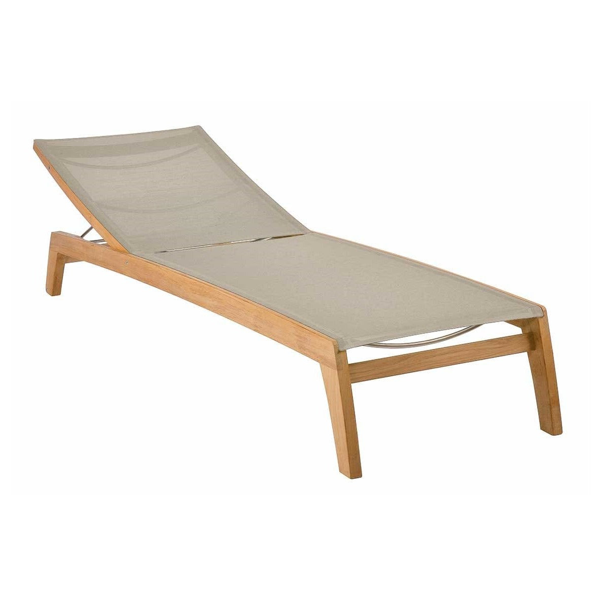 Barlow Tyrie Horizon Chaise longue Toile Titanium