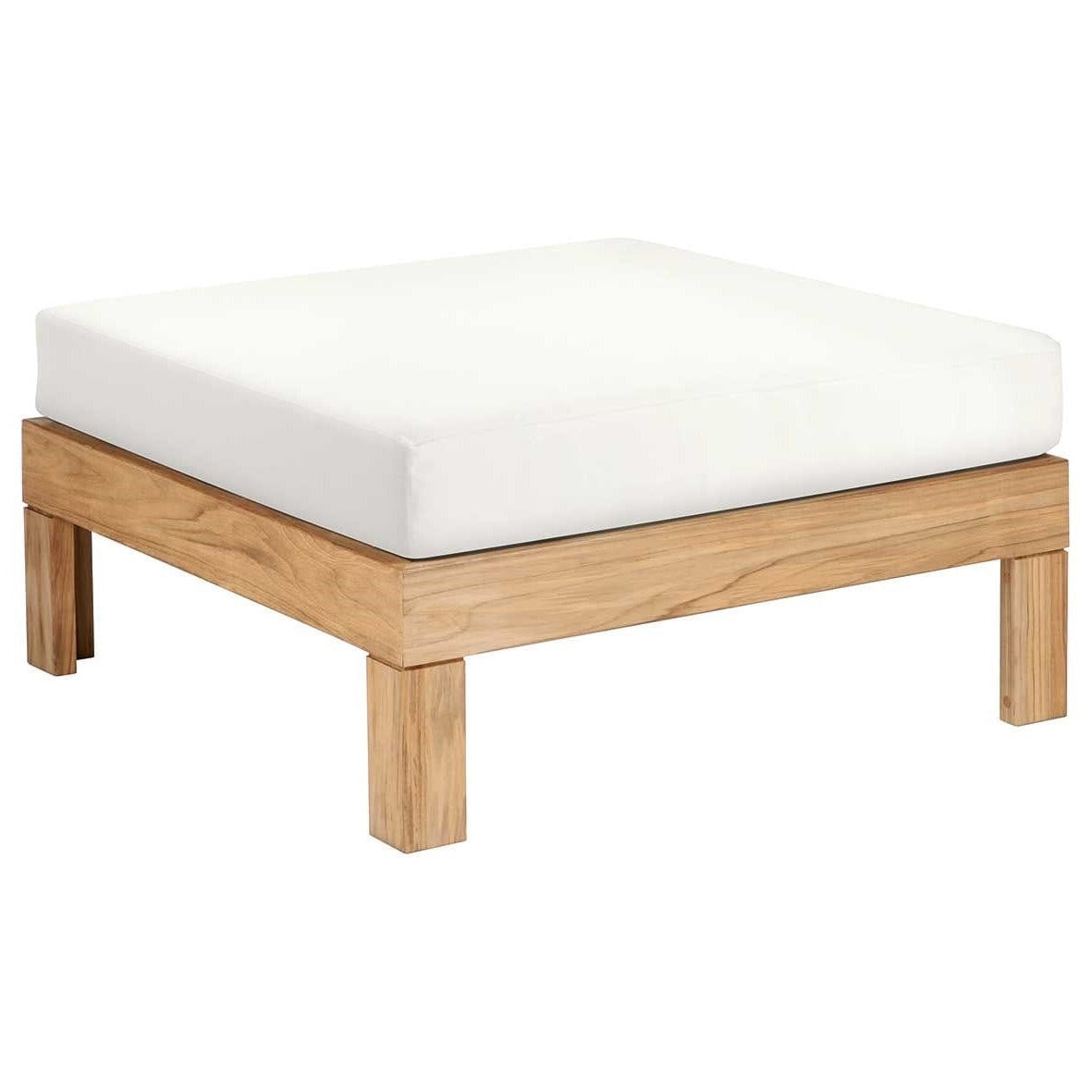 Barlow Tyrie Linear Repose-pieds Pouf Ottoman avec coussin