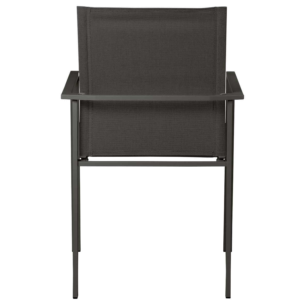 Barlow Tyrie Mercury Dining Fauteuil repas inox laqué