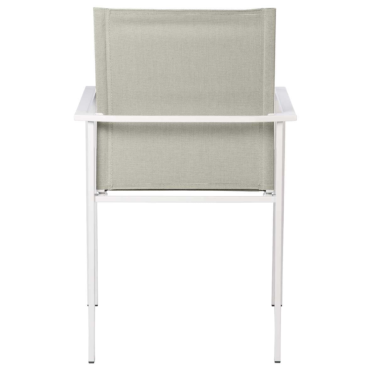 Barlow Tyrie Mercury Dining Fauteuil repas inox laqué