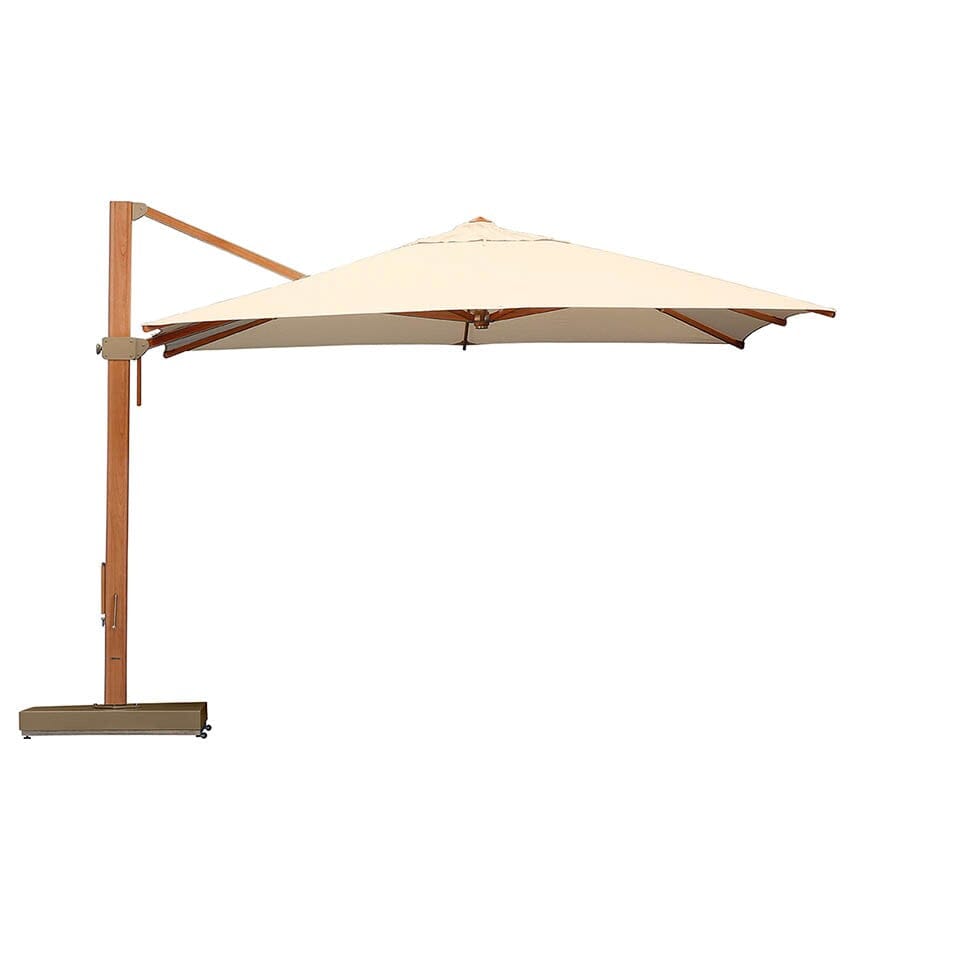 Barlow Tyrie Napoli Parasol Cantilever 350x350cm à mât déporté Toile Canvas