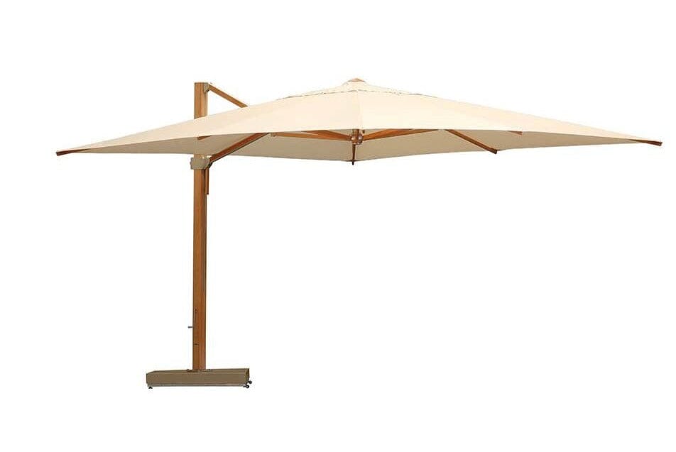 Barlow Tyrie Napoli Parasol Cantilever 400x400cm à mât déporté Toile Canvas