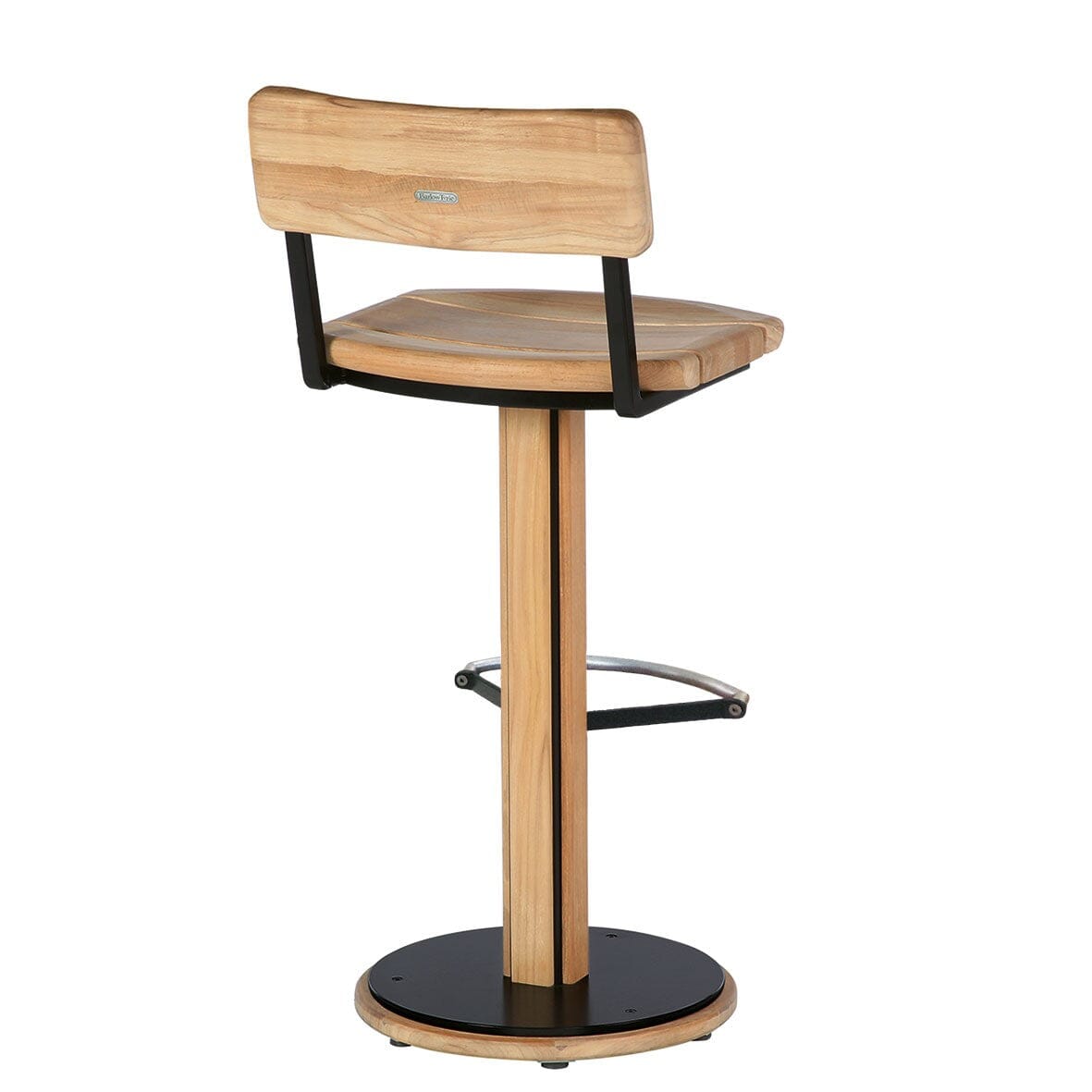 Barlow Tyrie Titan Chaise haute de bar tournante (swivel) (Black Frame)