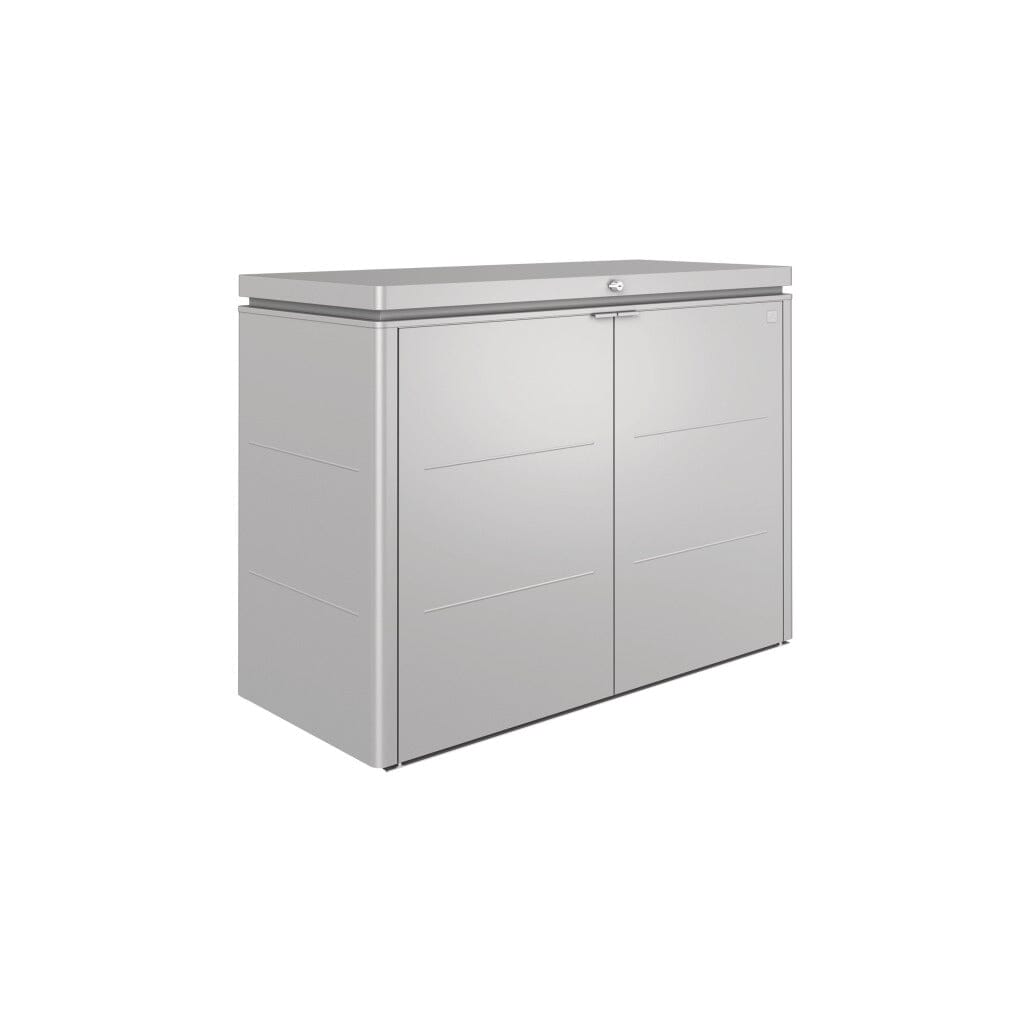 Biohort HighBoard 160 Coffre de jardin Argent métallique
