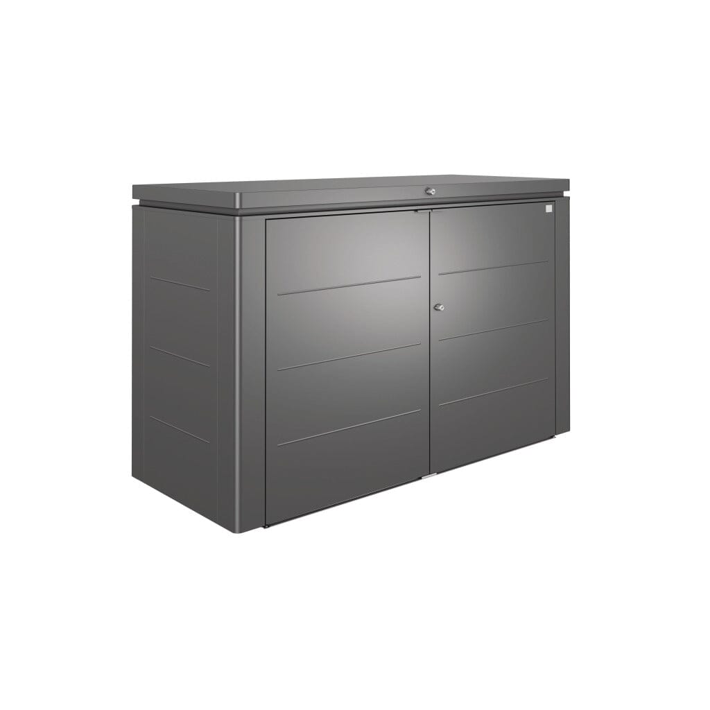 Biohort HighBoard 200 Coffre de jardin Gris foncé métallique