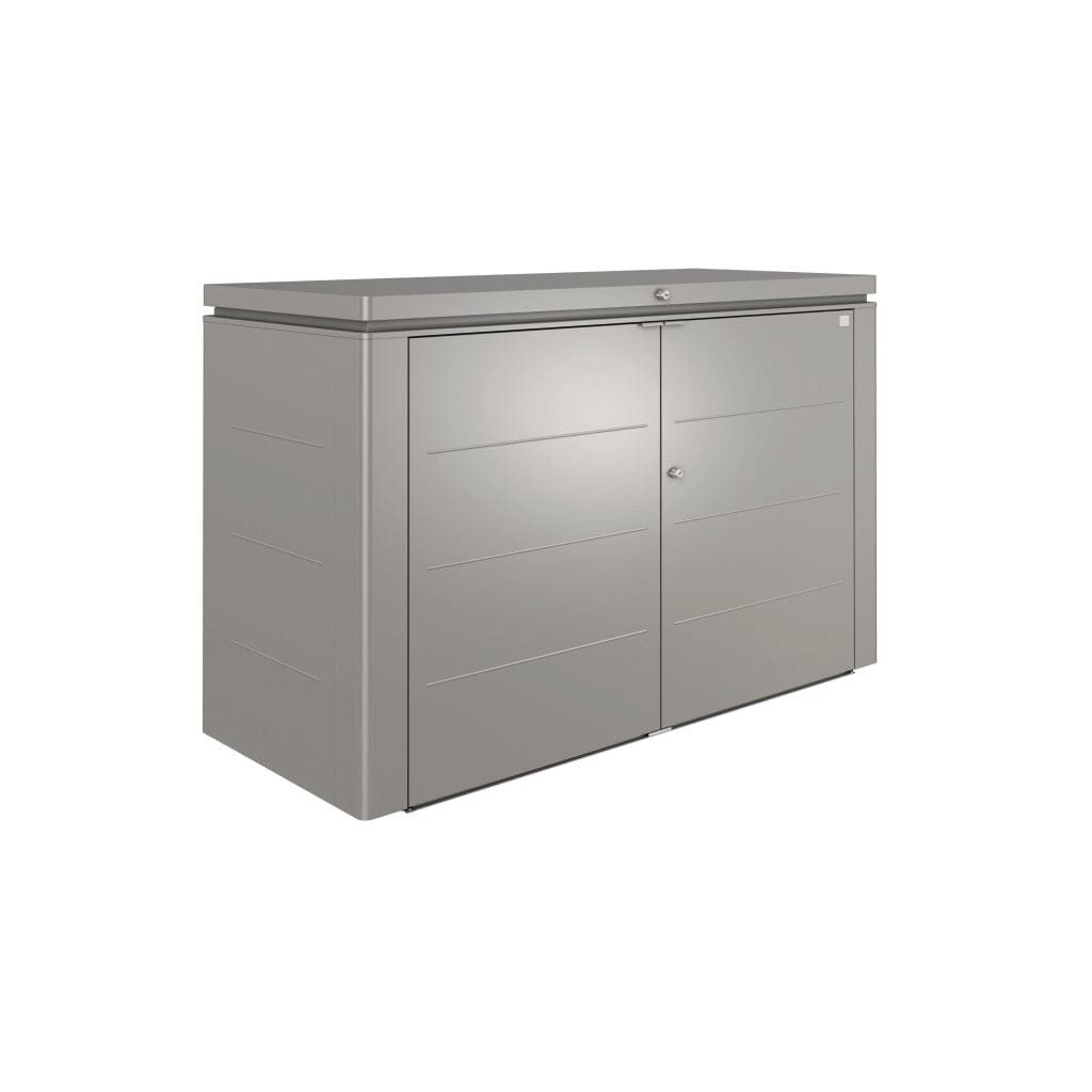 Biohort HighBoard 200 Coffre de jardin Gris quartz métallique