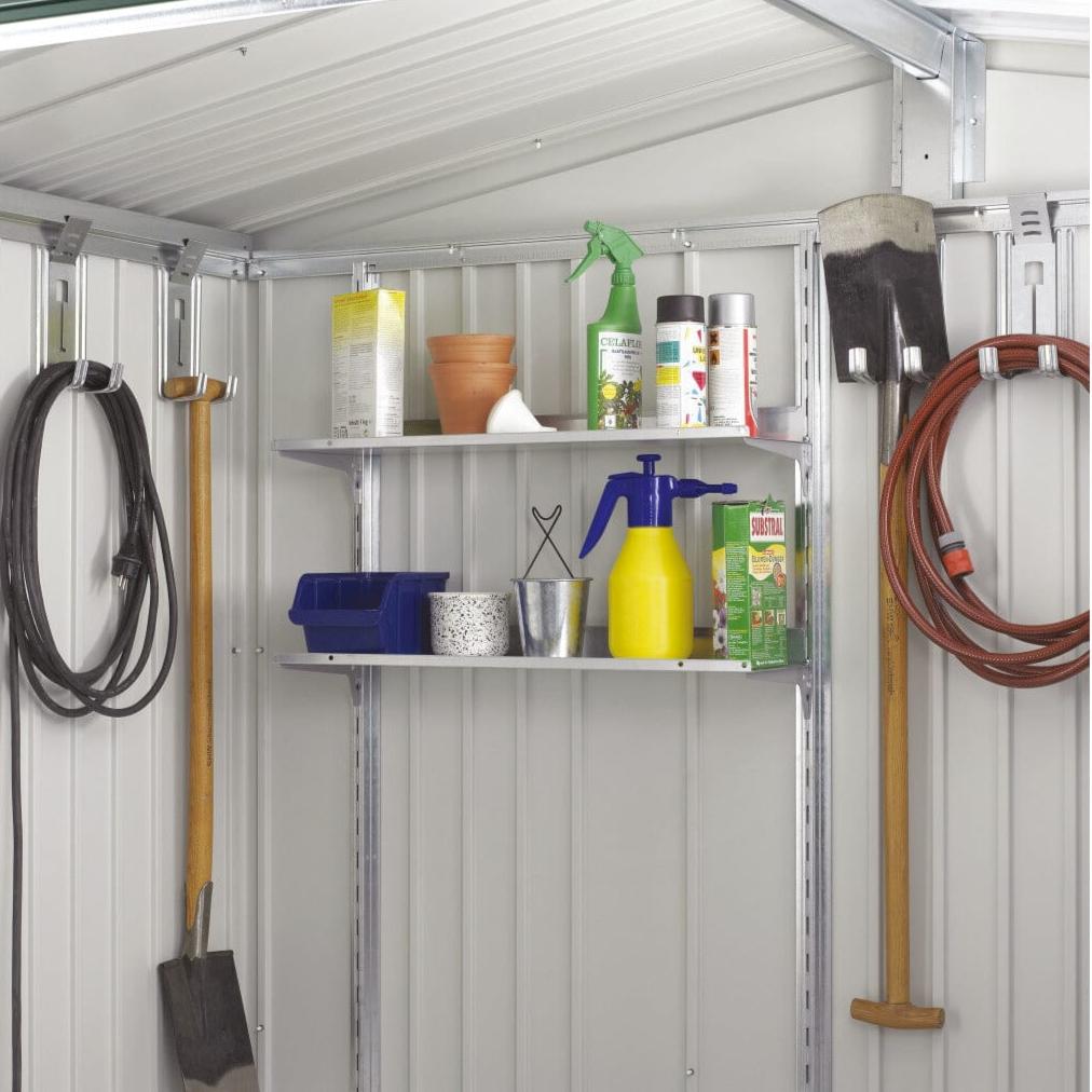 Biohort Set de 2 étagères pour Armoire à outils 24,5 x 72 cm