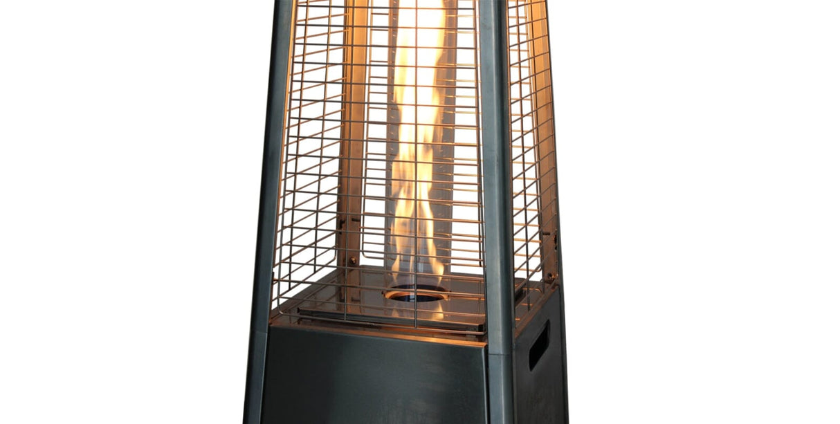 Blaser + Troesch Ambi-Sun Inox Chauffage Pyramide d'extérieur à gaz en acier inoxydable