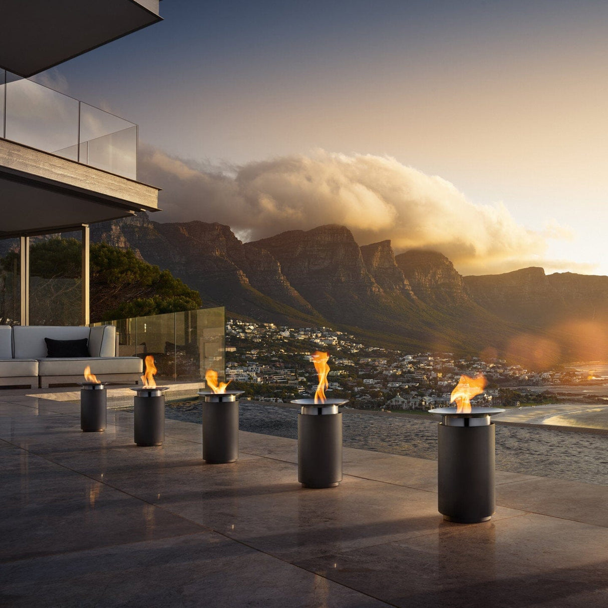 Blomus 65390 Luna Foyer au gel H:23cm