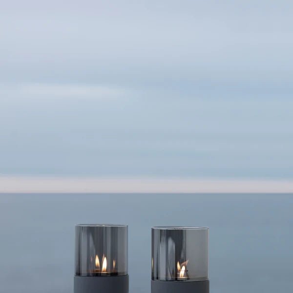 Blomus Calma Set 2 Lanternes Photophores Ø7cm H:9.5cm