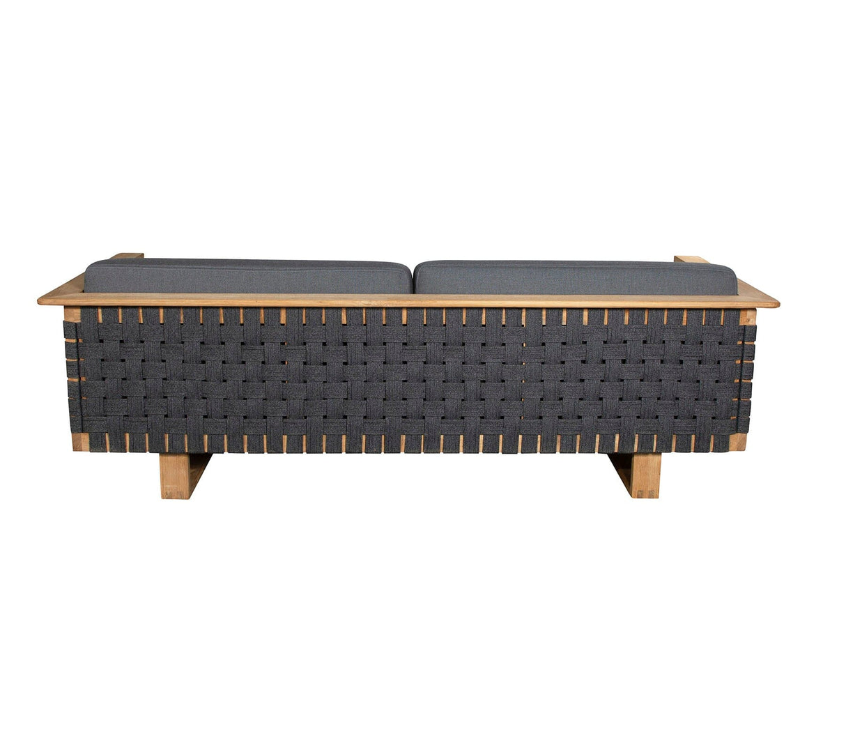 Cane-line Angle Canapé 3 places avec armature en teck, coussins inclus (55010)