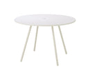 Cane-line Area Table ronde Ø 110cm (11010) White (Aluminium) 