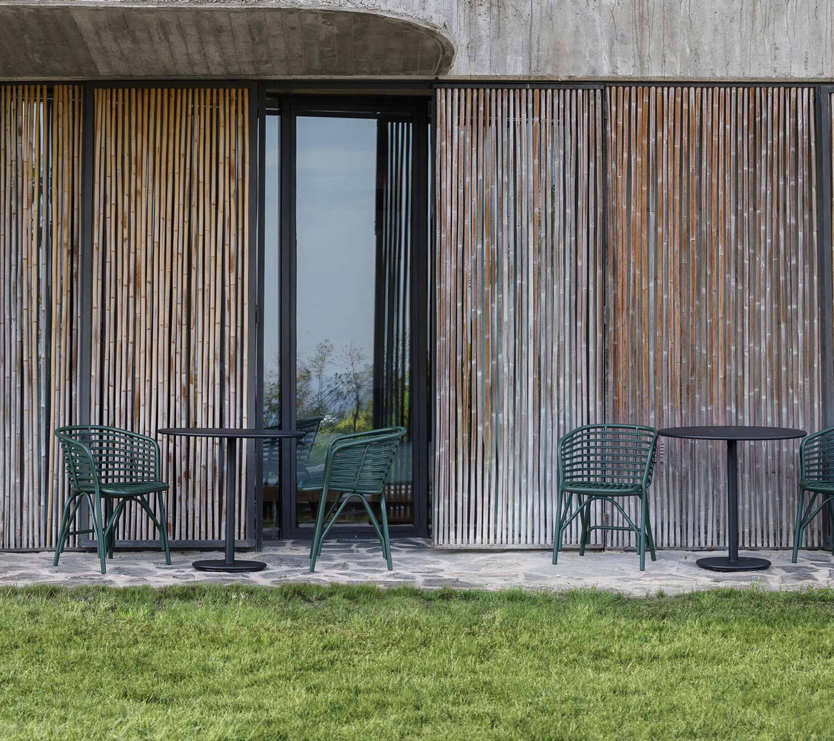 Cane-line Blend Fauteuil repas OUTDOOR, coussin en sus (57430)