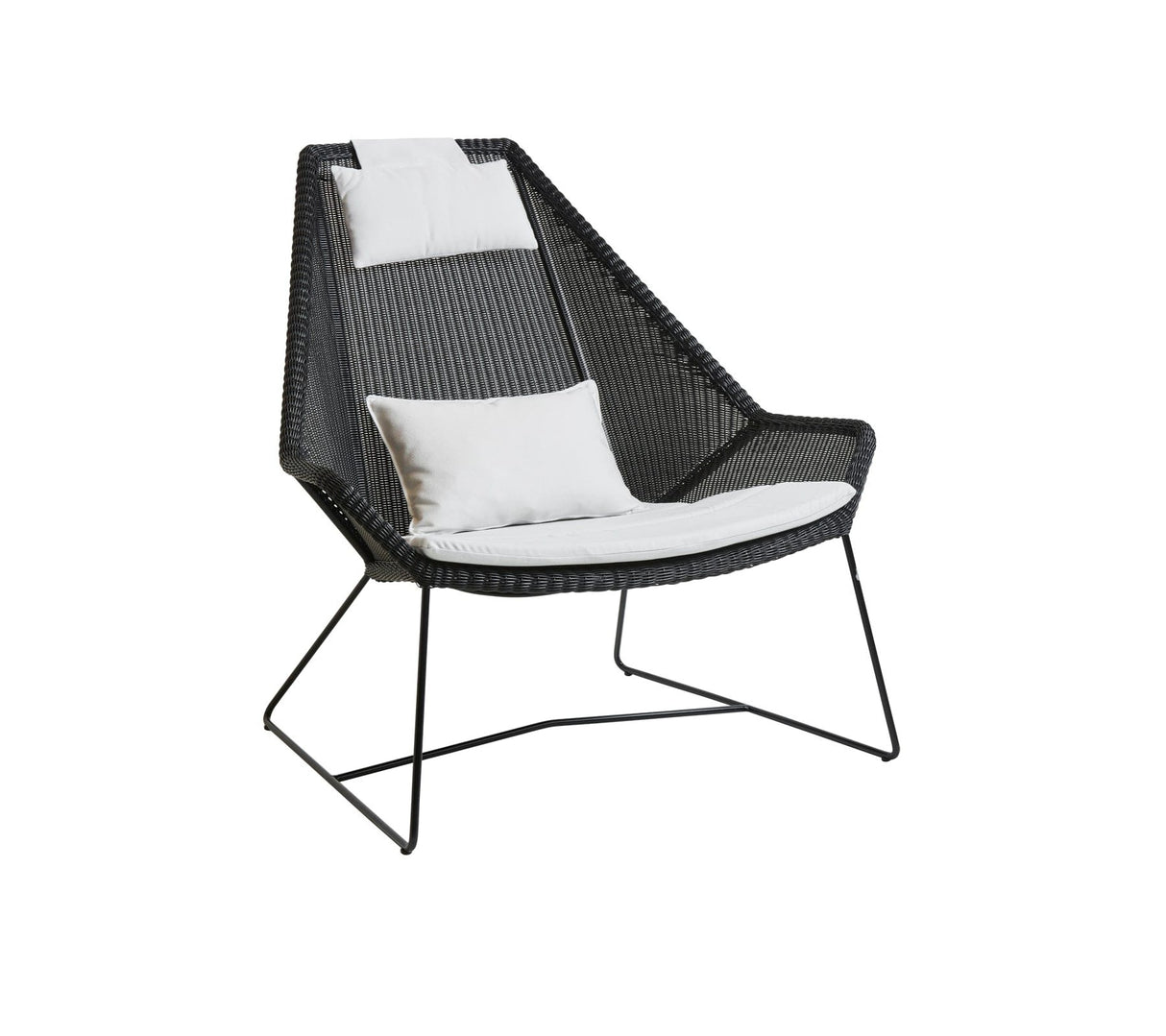 Cane-line Breeze Fauteuil Lounge Haut dossier, coussins en sus (5469)