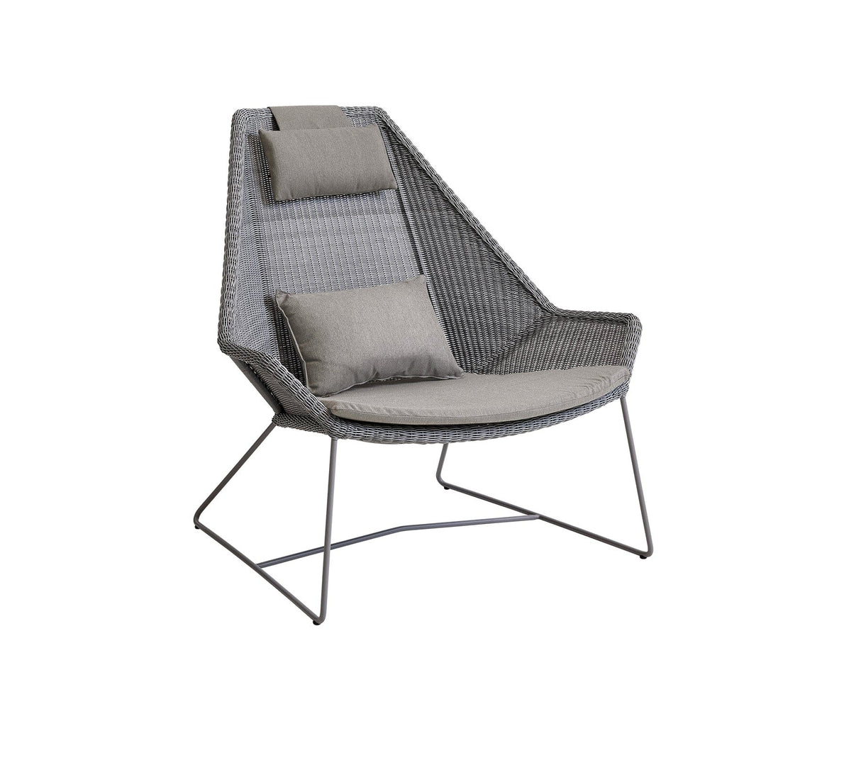 Cane-line Breeze Fauteuil Lounge Haut dossier, coussins en sus (5469)