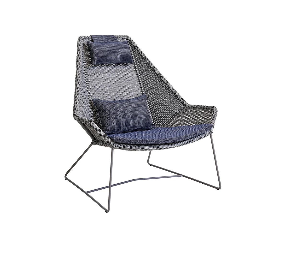 Cane-line Breeze Fauteuil Lounge Haut dossier, coussins en sus (5469)