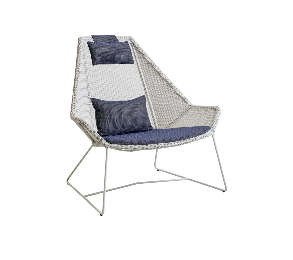 Cane-line Breeze Fauteuil Lounge Haut dossier, coussins en sus (5469)