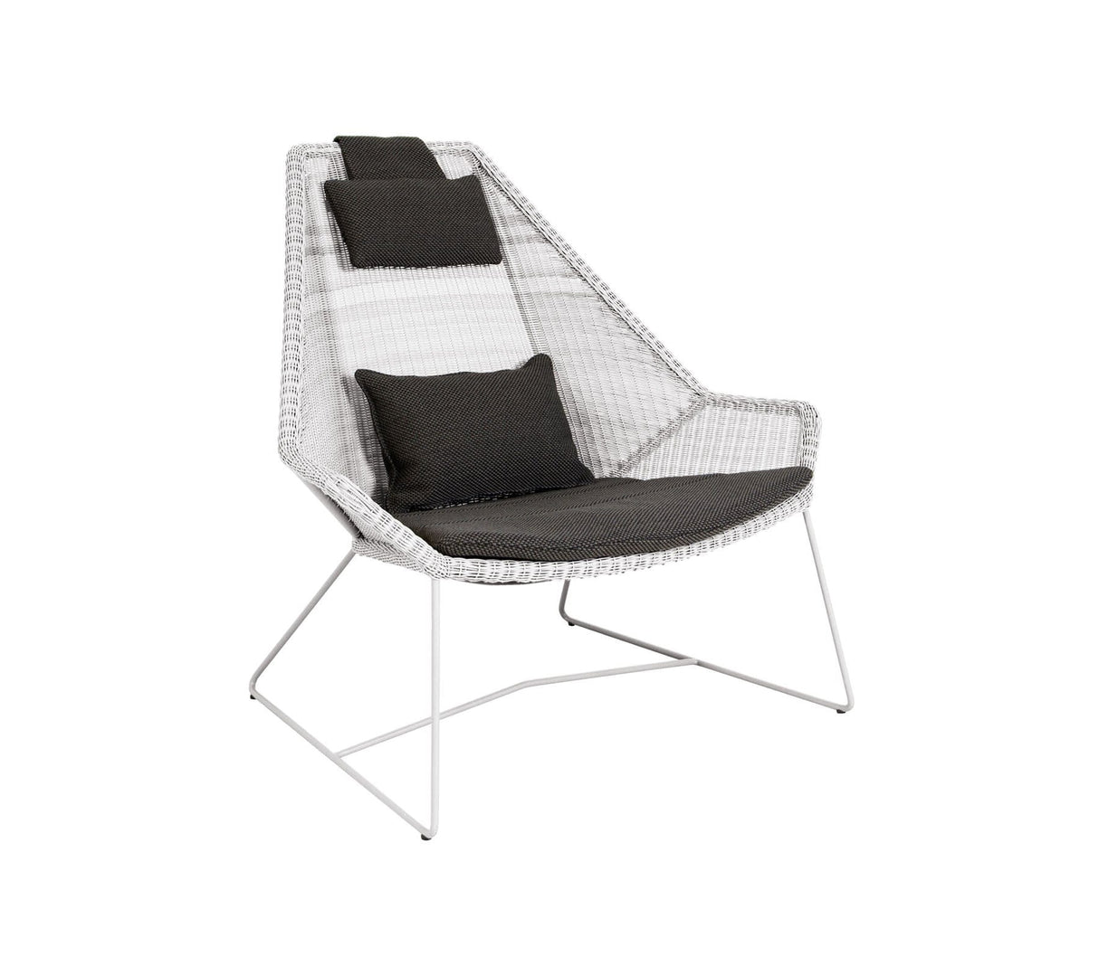 Cane-line Breeze Fauteuil Lounge Haut dossier, coussins en sus (5469)