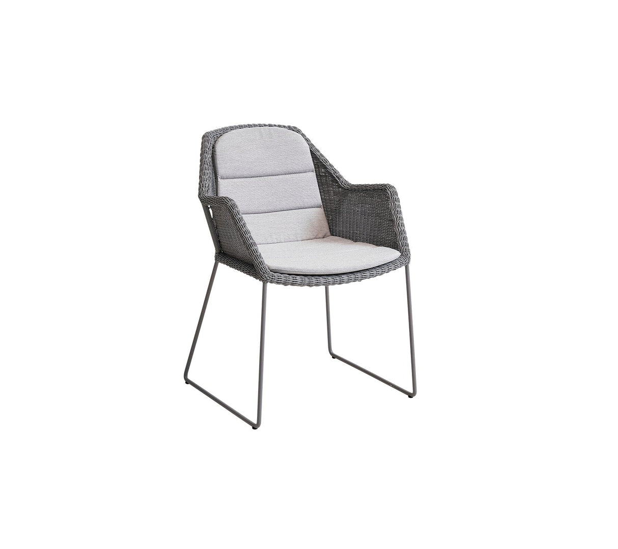 Cane-line Breeze Fauteuil pieds luge (5467) Light grey (Résine tressée, Cane-line Weave)