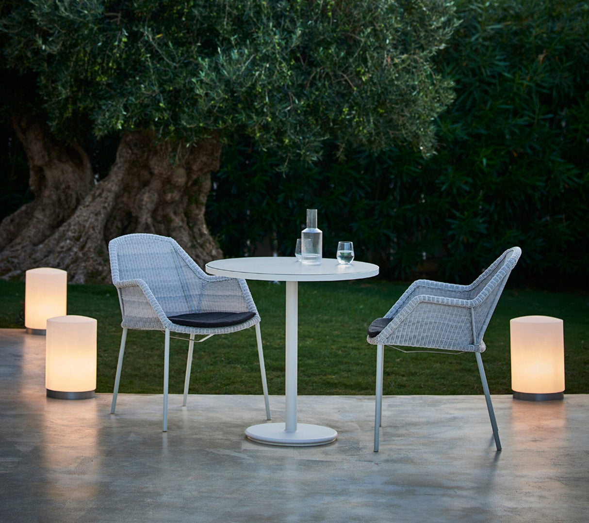 Cane-line Breeze Fauteuil repas empilable, coussins en sus (5464)