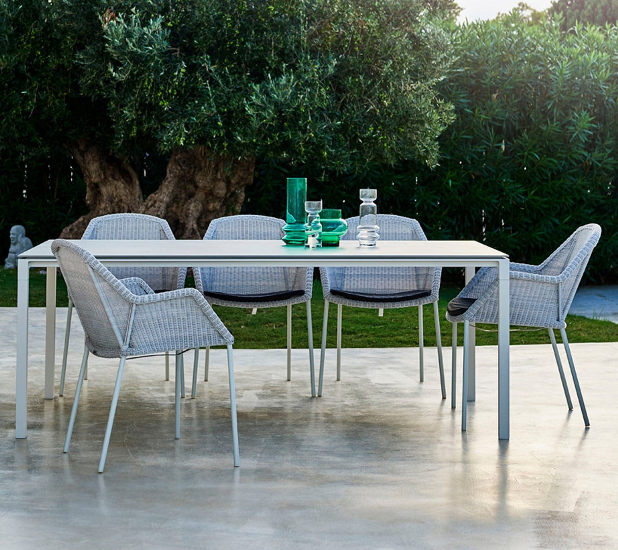 Cane-line Breeze Fauteuil repas empilable, coussins en sus (5464)