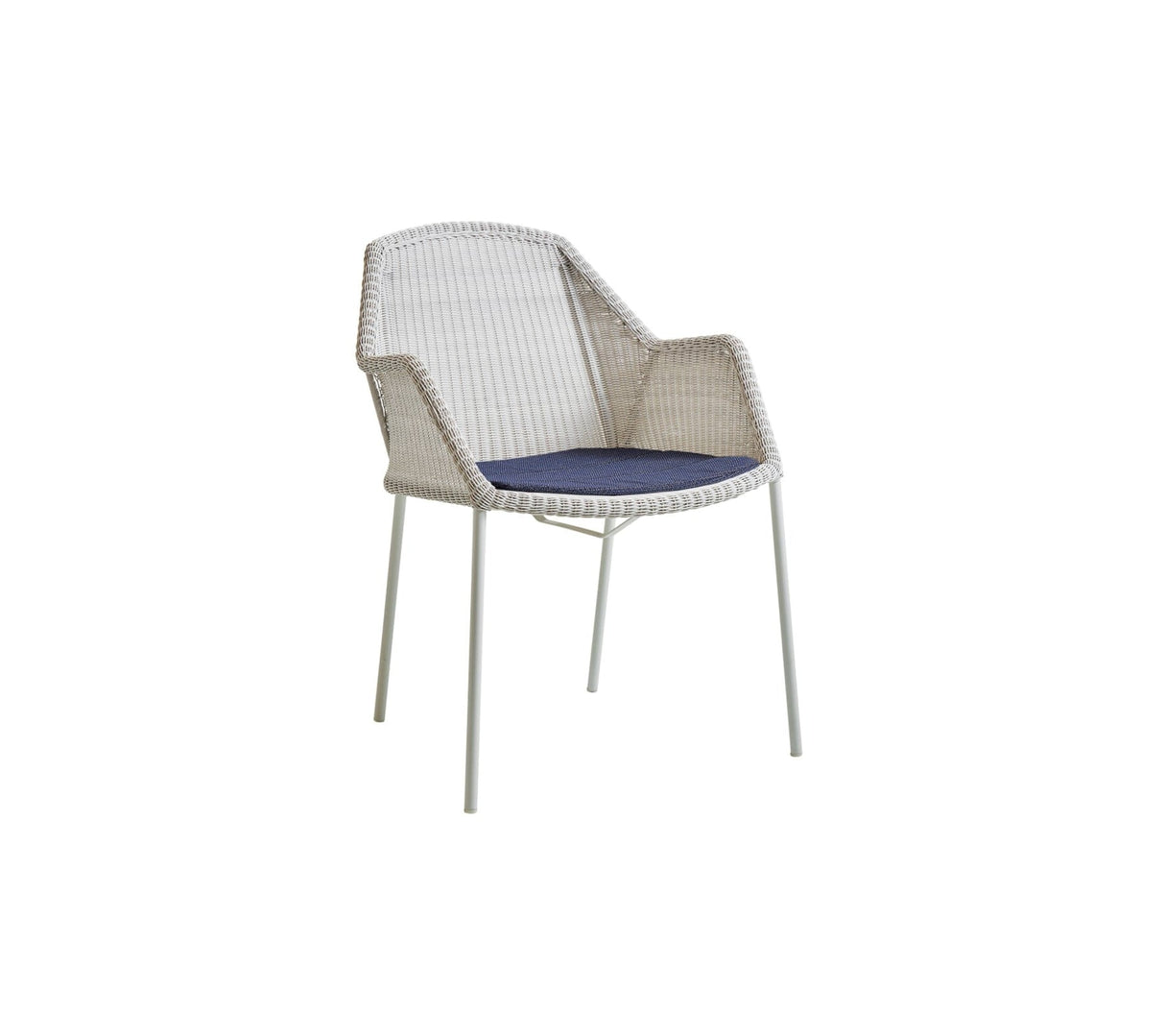 Cane-line Breeze Fauteuil repas empilable, coussins en sus (5464)