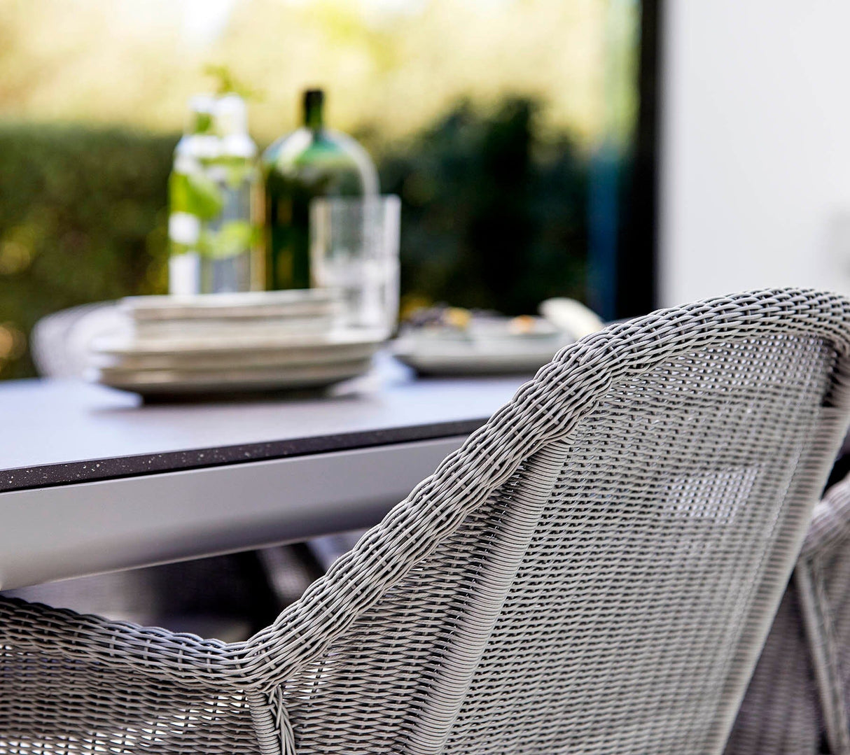 Cane-line Breeze Fauteuil repas empilable, coussins en sus (5464)