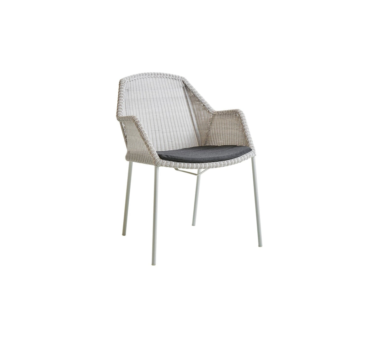 Cane-line Breeze Fauteuil repas empilable, coussins en sus (5464)